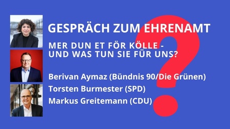 Gespräch mit den OB-Kandidat:innen zum Thema Ehrenamt