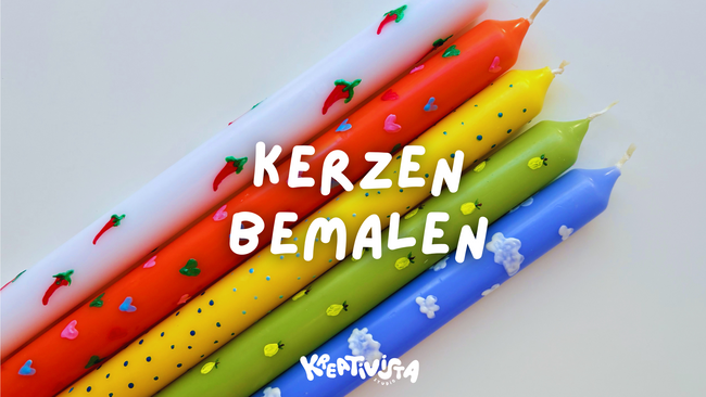 Kerzen bemalen