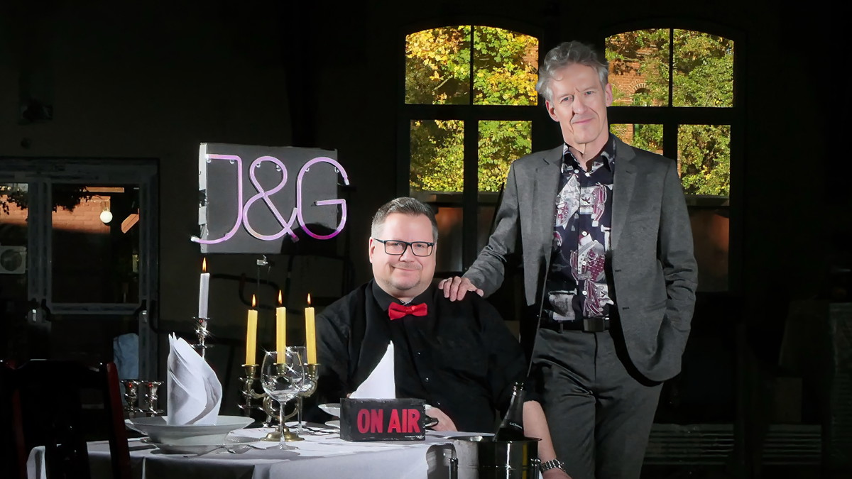Titelbild der Veranstaltung Janssen & Grimm: Zu Tisch! Das neue Programm