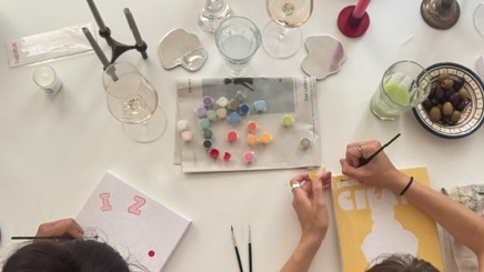 Titelbild der Veranstaltung Paint & Sip mit HABITUS