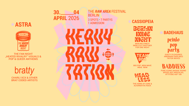 Heavy RAWtation • 6 Partys in 1 Night • Berlin
