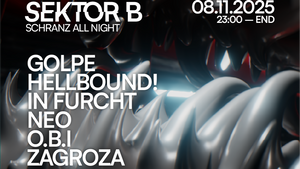 Sektor B - Schranz All Night w. O.B.I, Golpe, Hellbound!, In Furcht