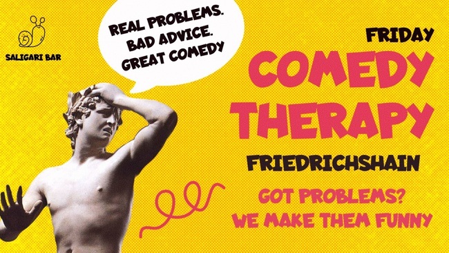 Comedy Therapy Friedrichshain — Problems Solved by Comedians