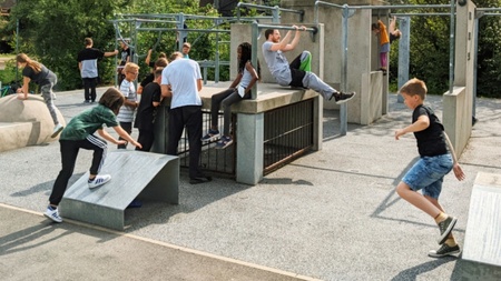 Parkour: Kindertraining