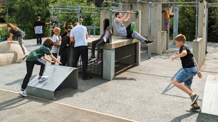 Parkour: Kindertraining