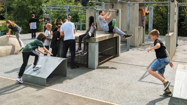 Parkour: Kindertraining