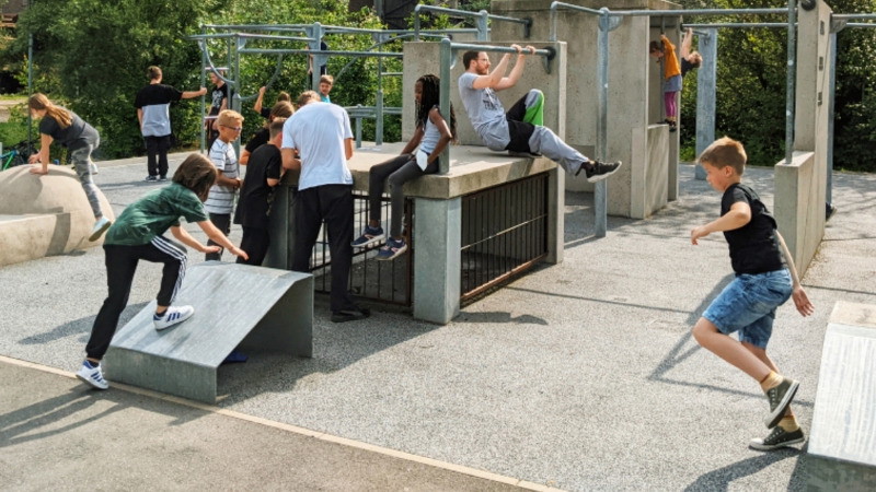 Parkour: Kindertraining