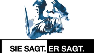 Sie sagt. Er sagt.