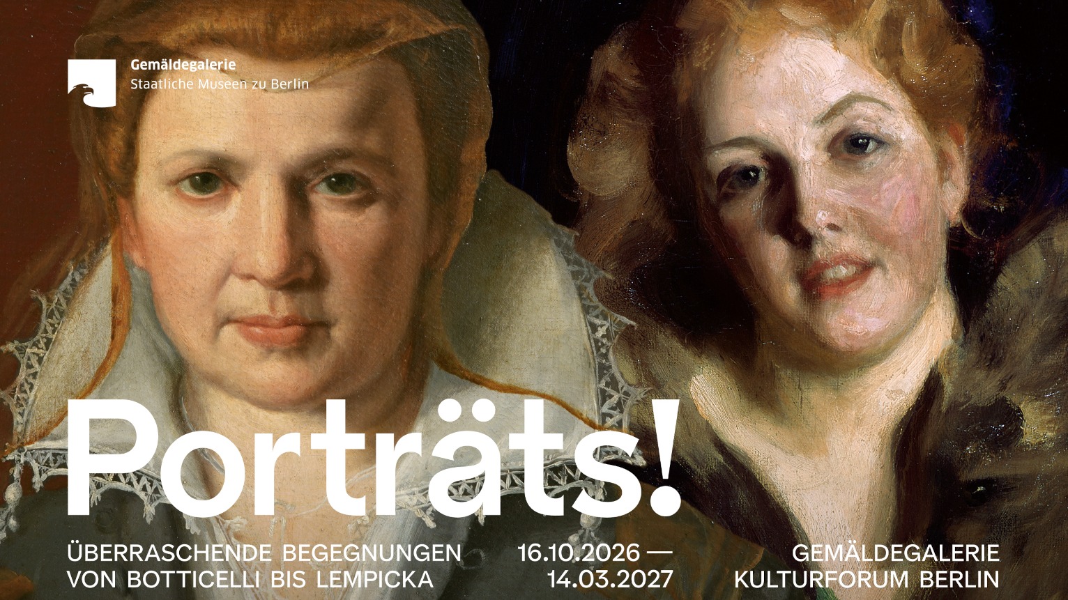 Porträts! Überraschende Begegnungen von Botticelli bis Lempicka