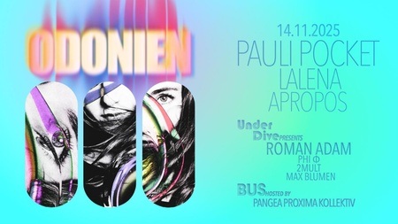 Pauli Pocket, LALENA und UnderDive mit Roman Adam in Odonien