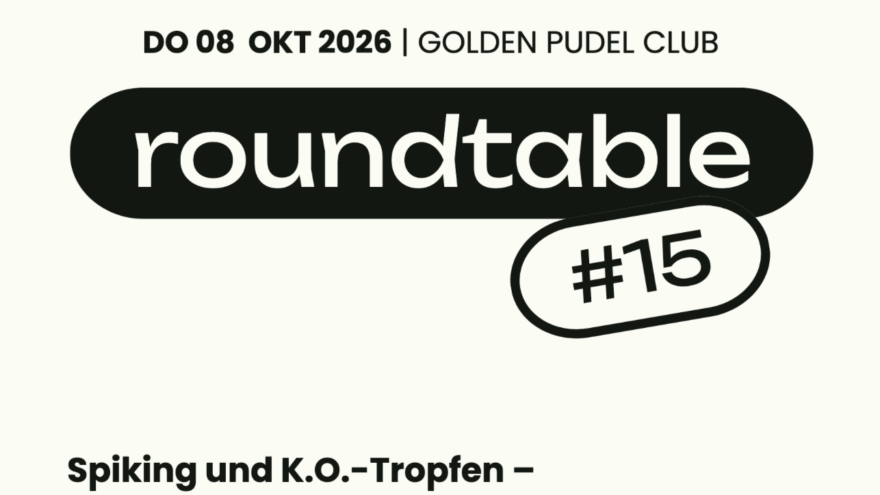 to be aware - Roundtable Awareness & Teilhabe #15: Spiking & K.O. Tropfen - Aufklärung & Handlungsoptionen