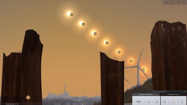 Sonnenfinsternis am 12. August 2026 auf Metalhenge