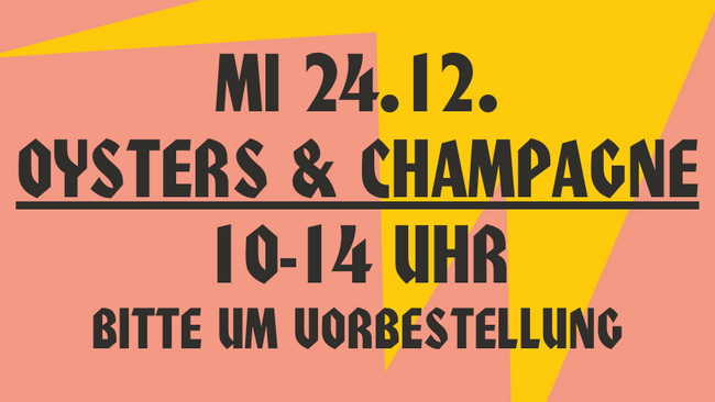 OYSTERS & CHAMPAGNE