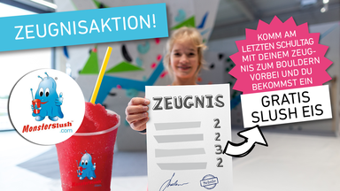 Letzter Schultag = Gratis-Slush für Schüler*innen!