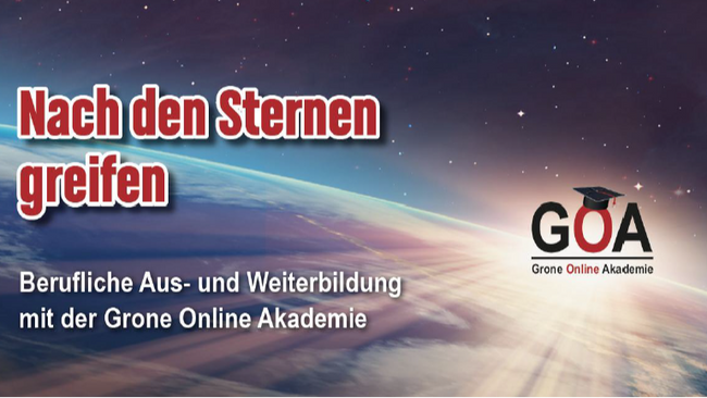 Virtuelle Infoveranstaltung mit der Grone Online Akademie