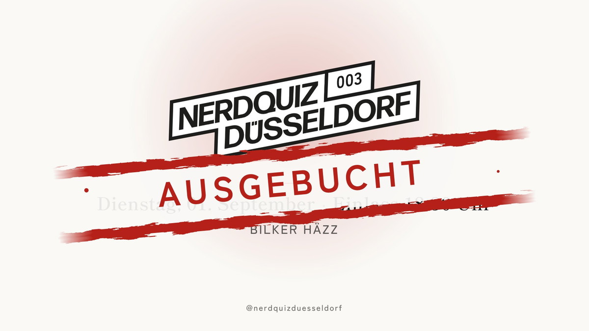 Titelbild der Veranstaltung Nerd Quiz 003 [AUSGEBUCHT]