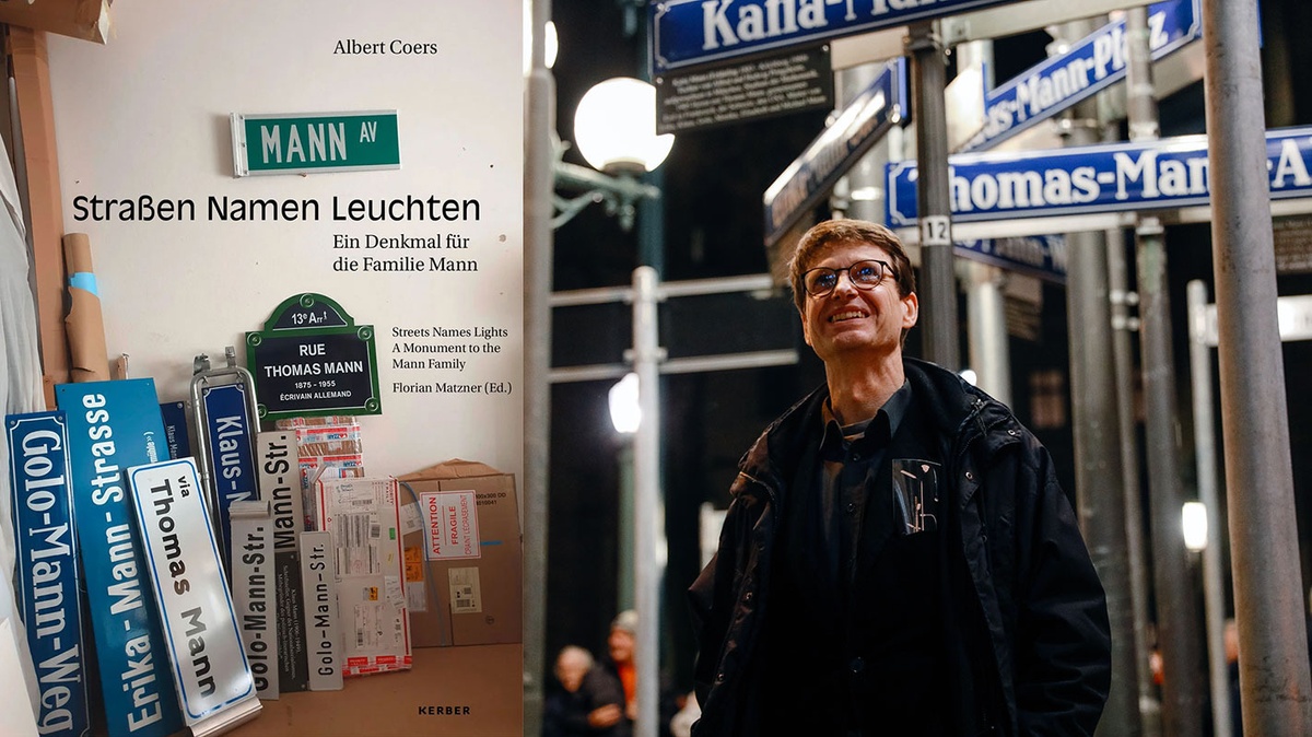 »Straßen Namen Leuchten. Ein Denkmal für die Familie Mann« Ein Abend mit Albert Coers