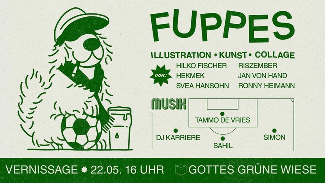 Vernisage: FUPPES - Illustration, Kunst, Collage & Musik