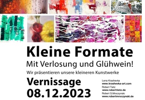 Kunst-Ausstellung 'Kleine Formate`