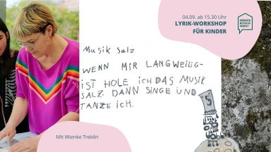 Home Stories Weekend: Lyrik-Workshop für Kinder