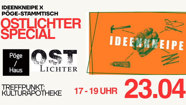 Ideenkneipe goes Pöge-Stammtisch