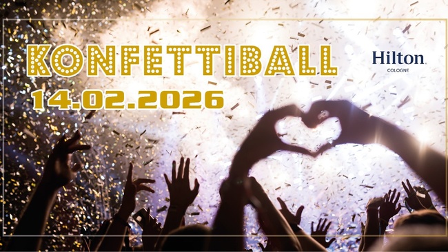 Konfettiball! Die Karnevalsparty im Hilton Cologne