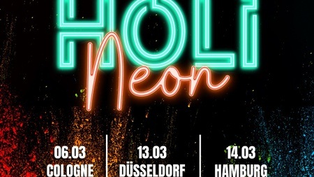 Bollywood Neon Holi Party Düsseldorf