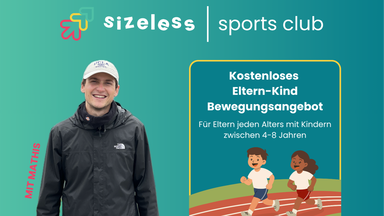 Sizeless Sports Club | Kostenloses Eltern-Kind Bewegungsangebot