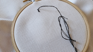 Kreuzstich Monogramm sticken Workshop DIY & 3-Gänge-Dinner | 10. Februar