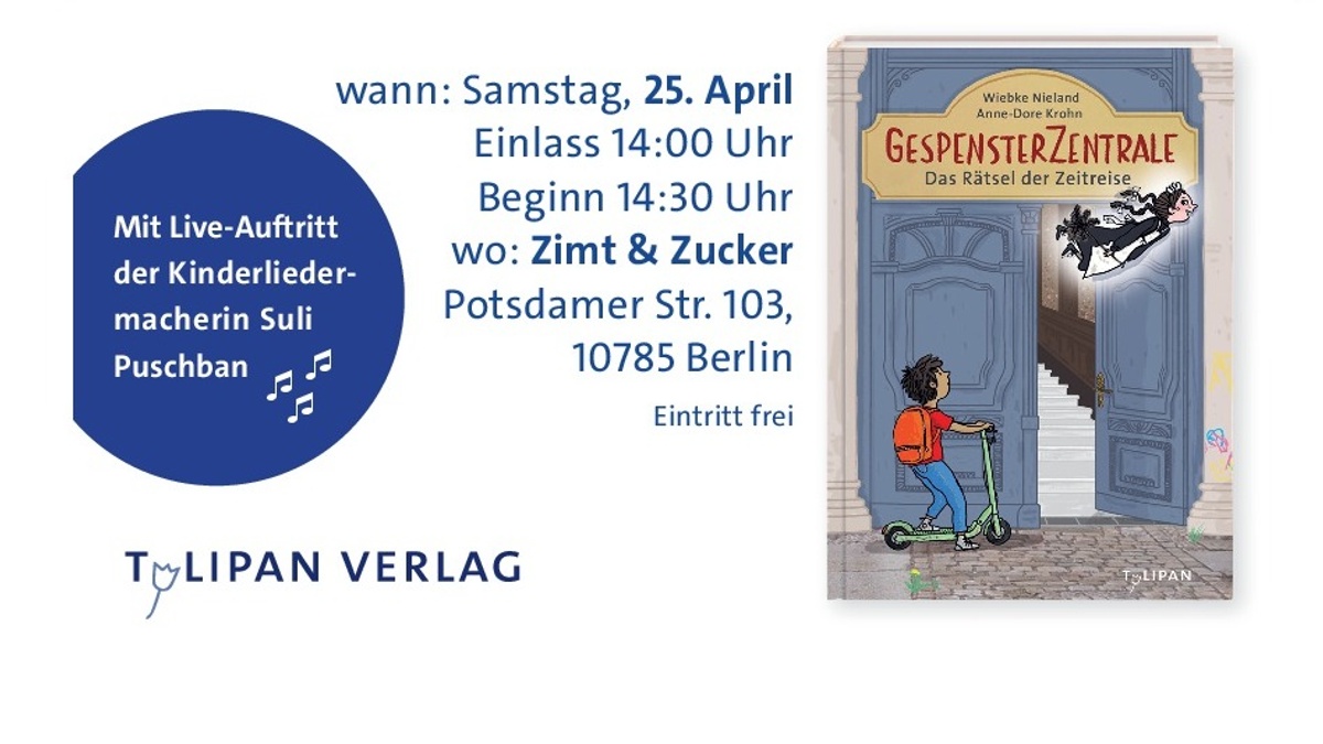 Lesung mit Kreativangebot zu "Gespensterzentrale"