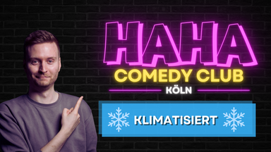 HAHA Comedy Club: Klimatisierte Stand-up-Show