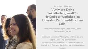 Aktiviere Deine Selbstheilungskräfte - Workshop