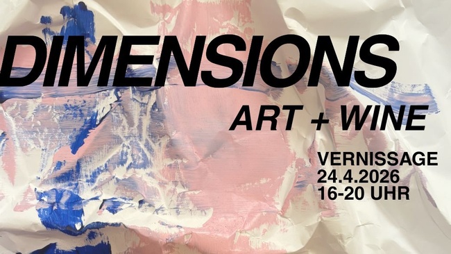 Vernissage DIMENSIONS I Kunst & Naturwein im Studio Gusto
