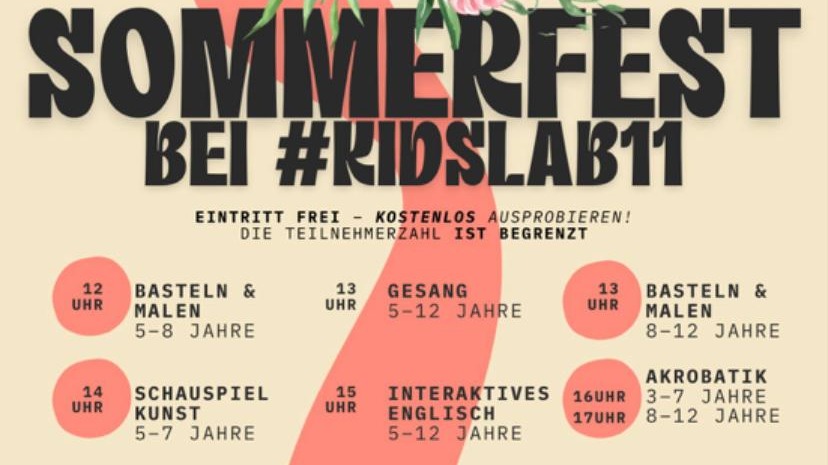 Titelbild der Veranstaltung Kreativ.Kostenlos.Sommerfest. Neustadt.