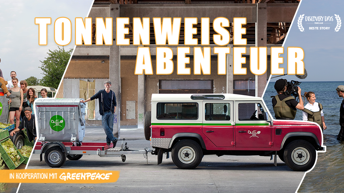 Titelbild der Veranstaltung Live-Reportage "Tonnenweise Abenteuer: Wastecooking weltweit" mit David Groß
