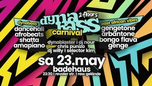 DynaBass Carnival Special: 2 Floors – Afrobeats, Dancehall, Shatta Floor  & East African Floor