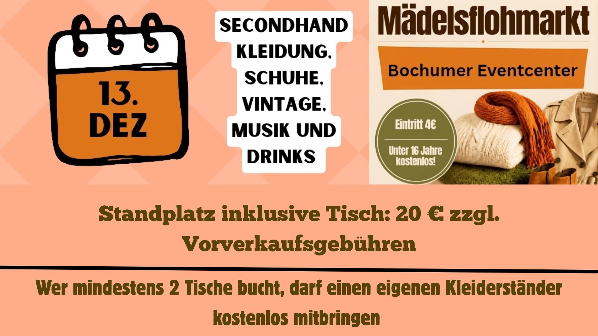 Frauen und Mädelsflohmarkt
