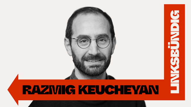 „Linksbündig“-Buchpremiere mit Razmig Keucheyan