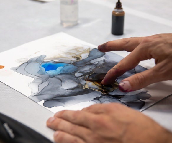 Kunstworkshop - Alcohol Ink