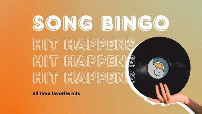 HIT HAPPENS - song bingo im heiter bis wolkig
