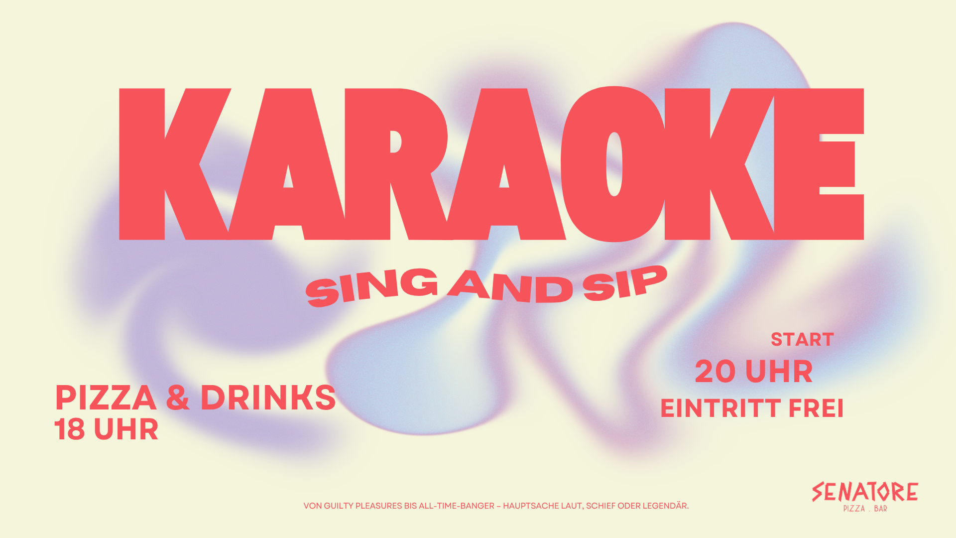 KARAOKE NIGHT - Sing & Sip (Eintritt frei)