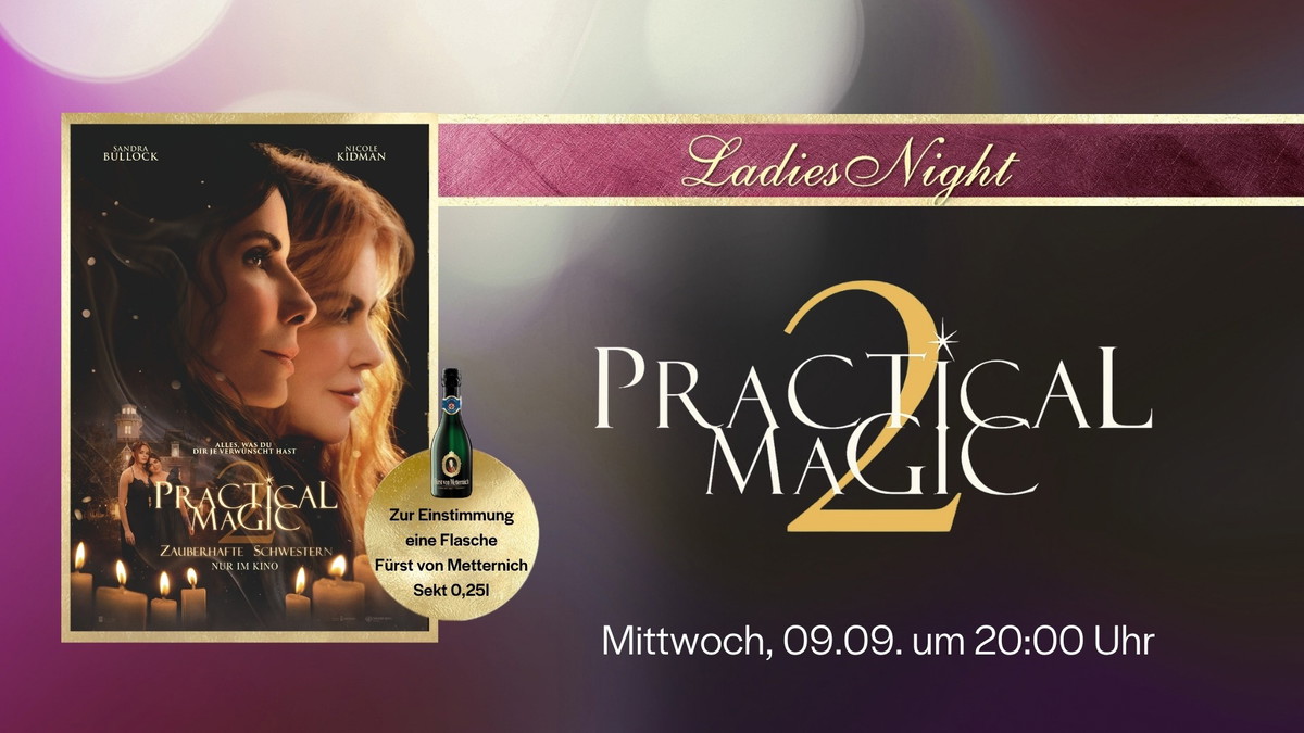 Titelbild der Veranstaltung LADIES NIGHT: PRACTICAL MAGIC 2