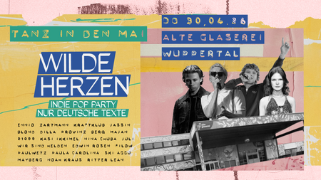 Wilde Herzen • Indie Pop Party mit deutschen Texten • Wuppertal