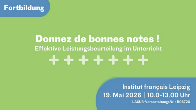 Donnez de bonnes notes! Effektive Leistungsbeurteilung im Unterricht