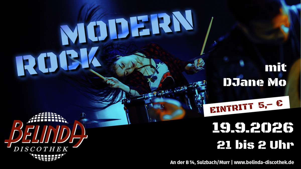 Modern Rock mit DJane Mo