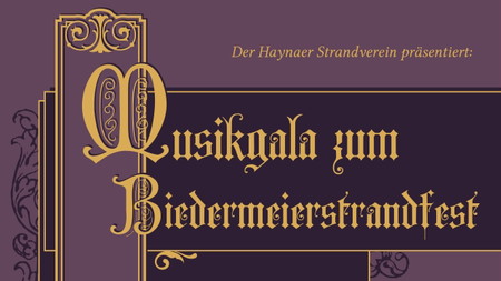 Musikgala zum Biedermeierstrandfest
