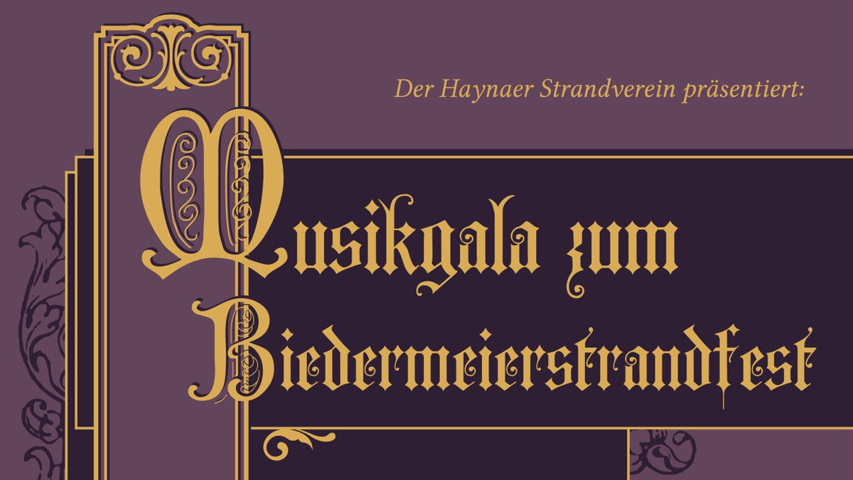 Musikgala zum Biedermeierstrandfest