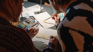 Schere, Stift, Papier