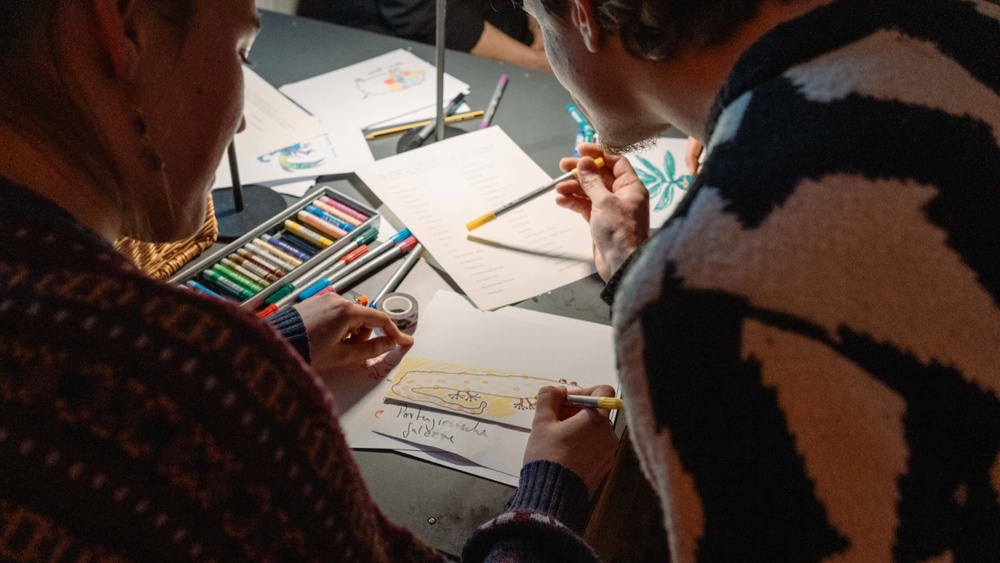 Schere, Stift, Papier