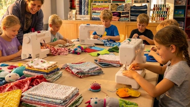 Sommerferienkurs in Köln für Kinder: Nähen lernen (ab 8 Jahre)